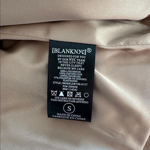 Blank NYC NWOT motorcycle jacket - Picture 5 of 5